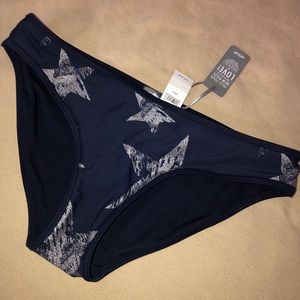NWT Aerie metallic star Bikini bottoms size small